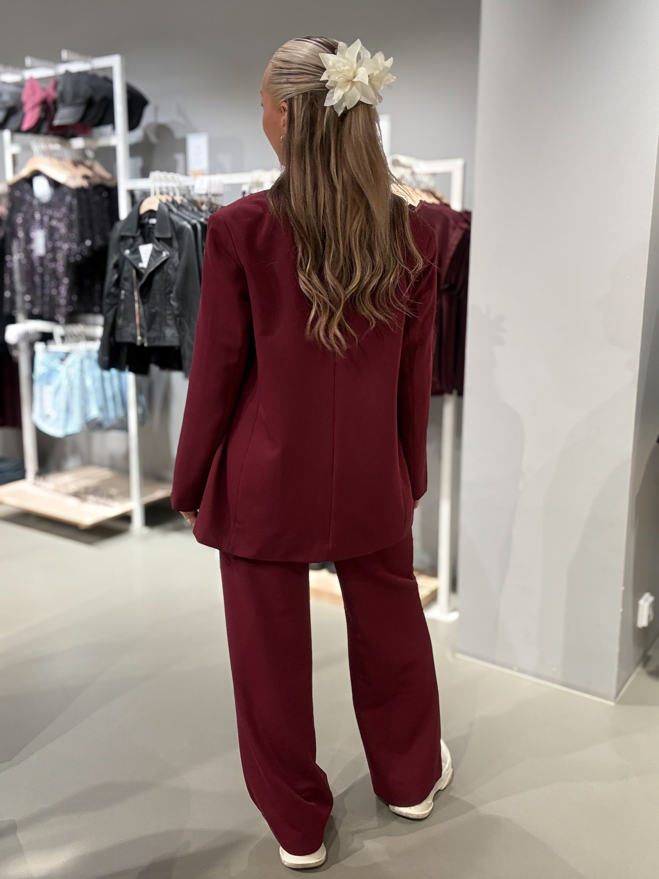PCKAMIL Trousers - Tawny Port